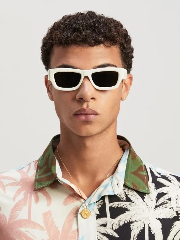 Palm Angels Eyewear Auberry Rectangle-Frame Sunglasses