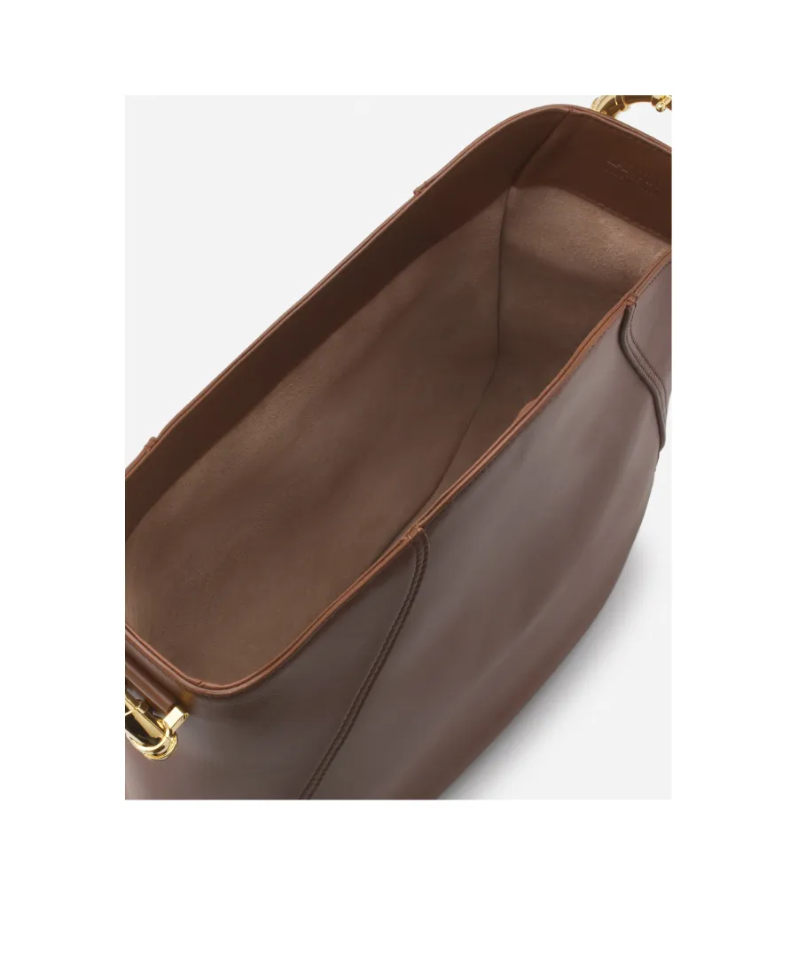 Lanvin Logo Embossed Melodie Hobo Bag