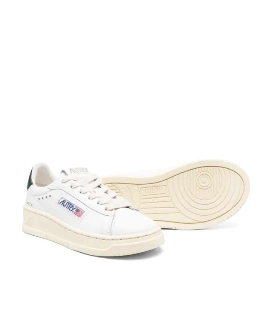 Logo-Embellished Leather Sneakers