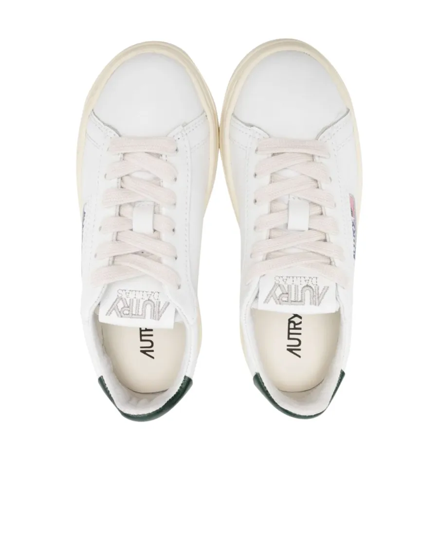 Logo-Embellished Leather Sneakers