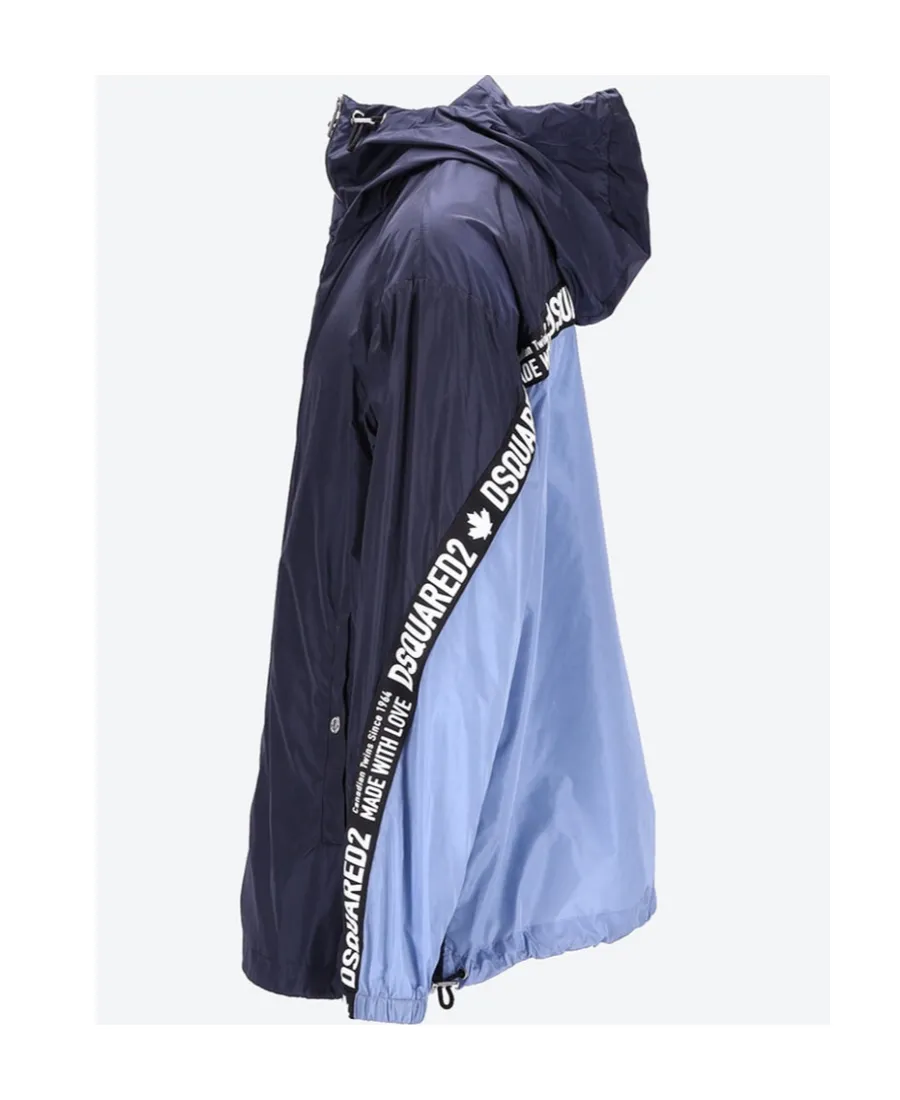 Logo Logo Hooded Casual Jacket