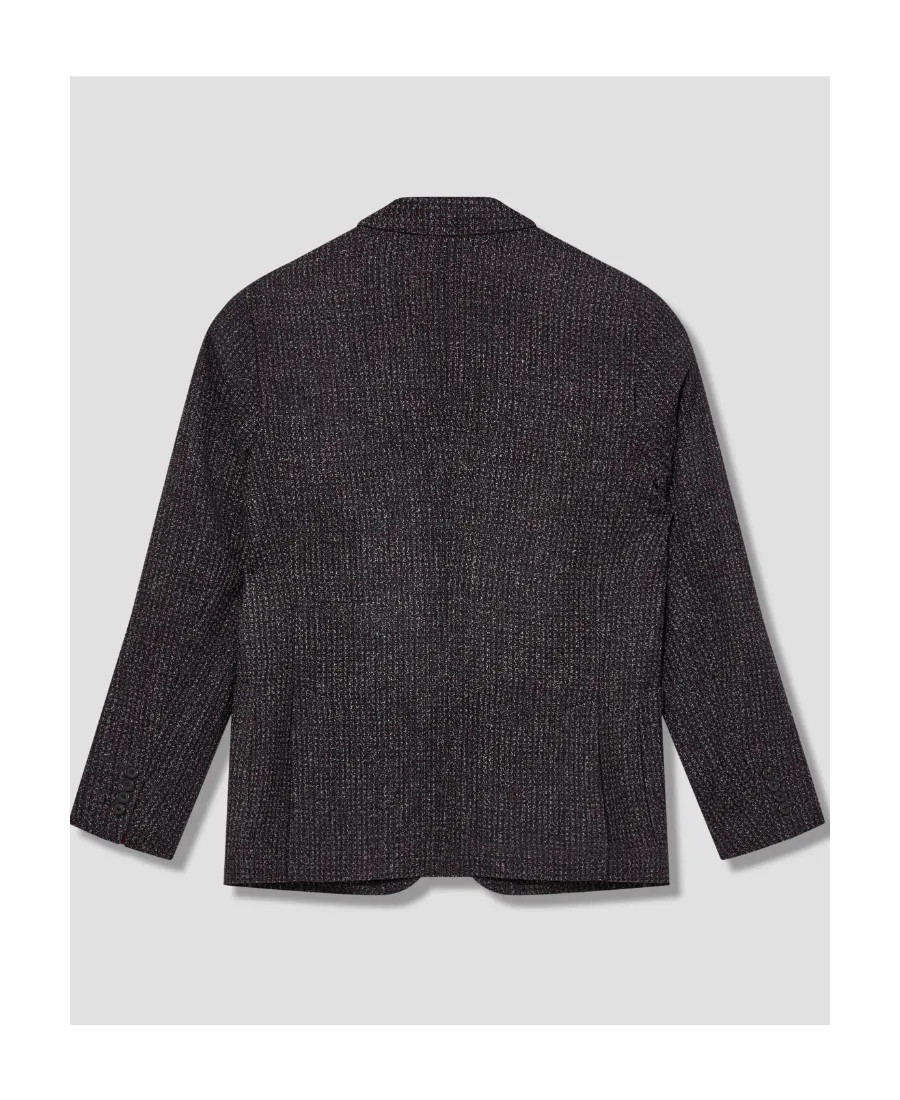 Single-Breasted Bouclé Blazer