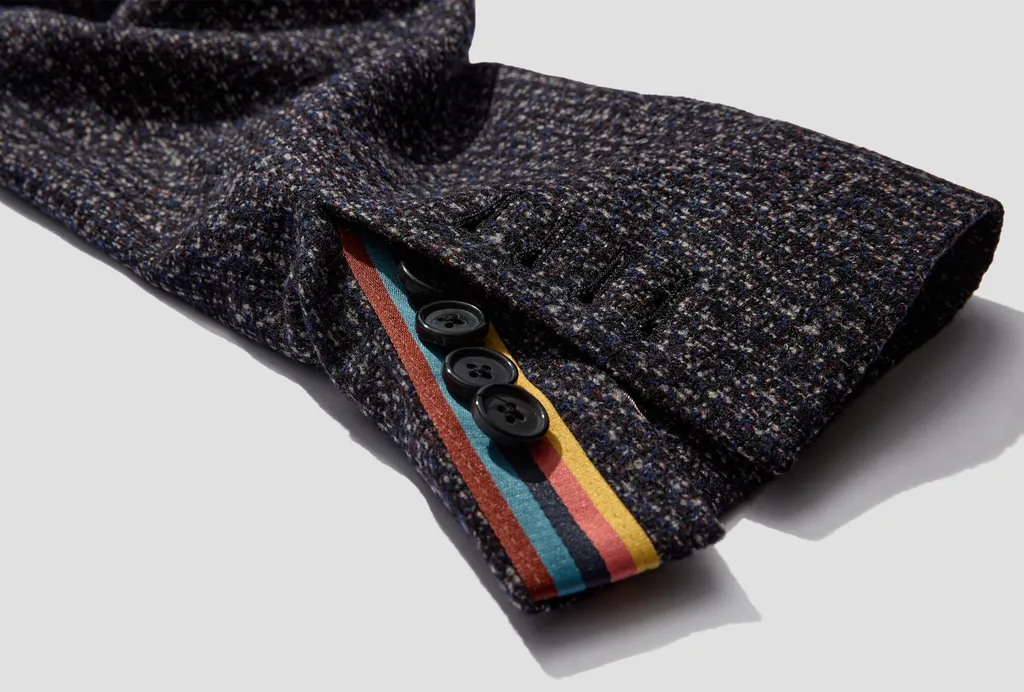 Single-Breasted Bouclé Blazer