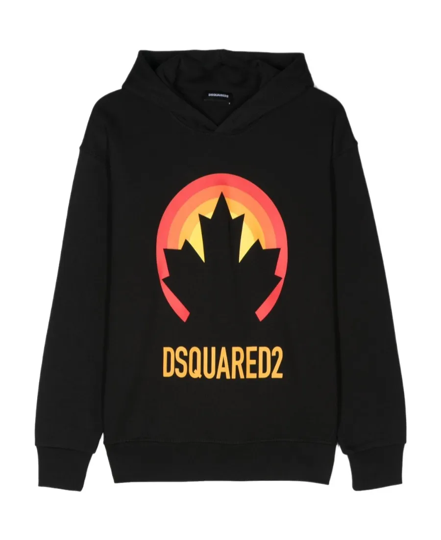 Graphic-Print Cotton Hoodie
