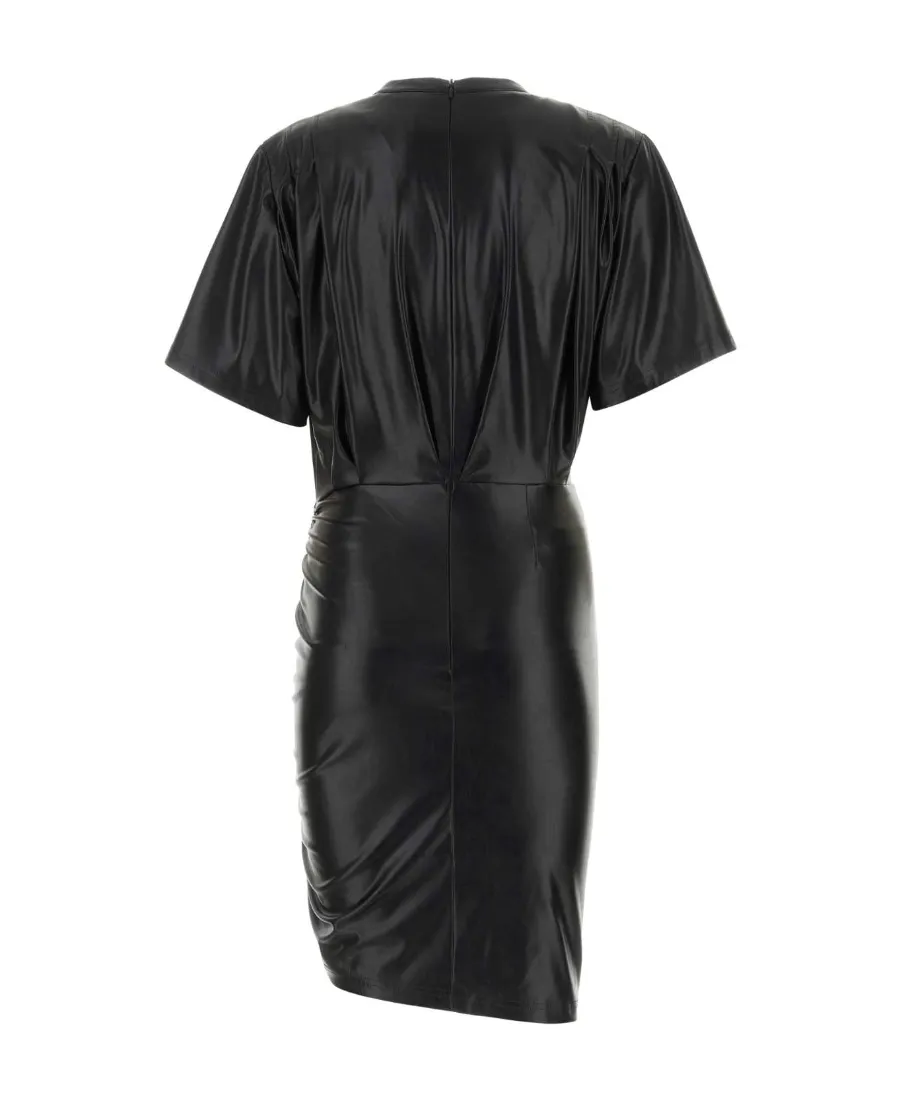 Isabel Marant ÉToile Balesi Short-Sleeved Asymmetric Hem Mini Dress