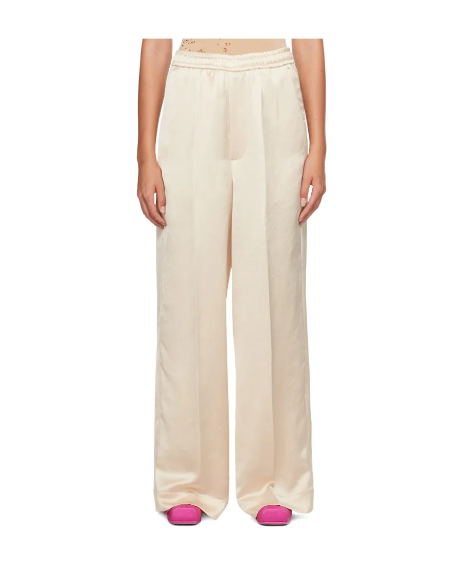 Pleated Straight Casual Pants