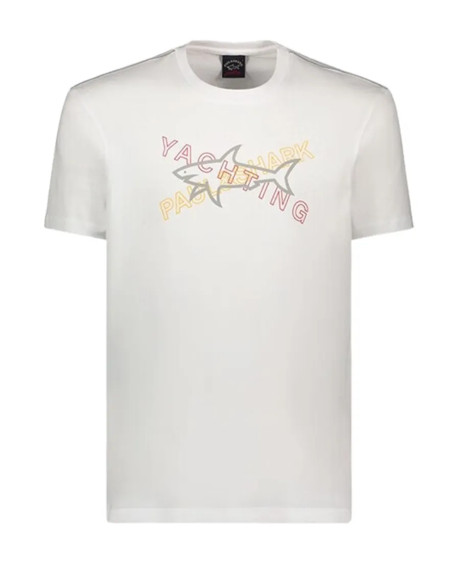 Logo T-Shirt With Round Neck Pattern