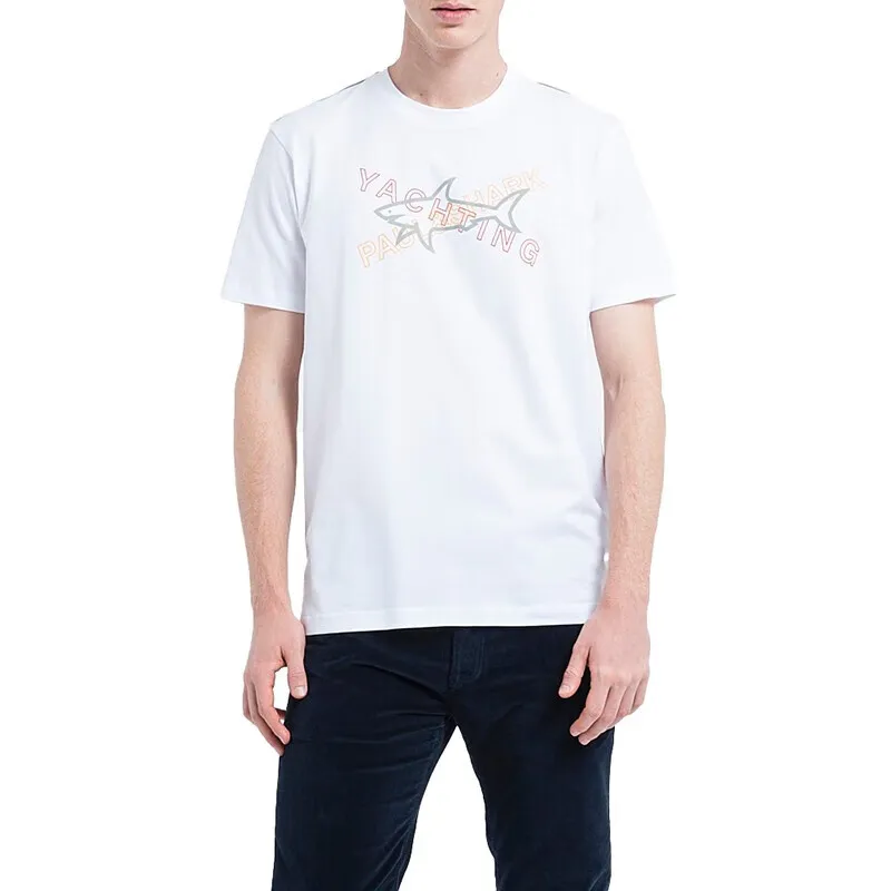 Logo T-Shirt With Round Neck Pattern