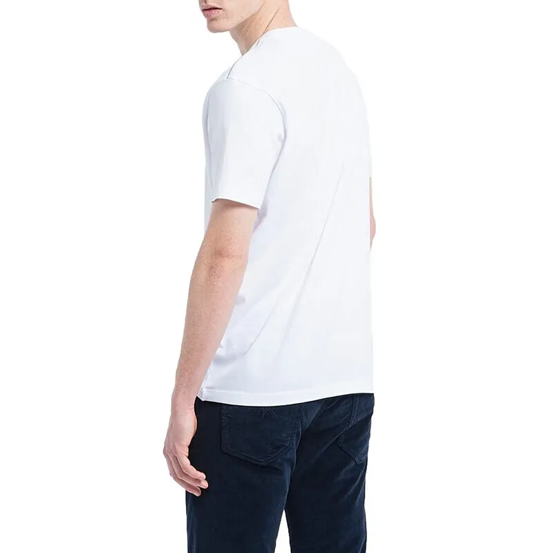 Logo T-Shirt With Round Neck Pattern