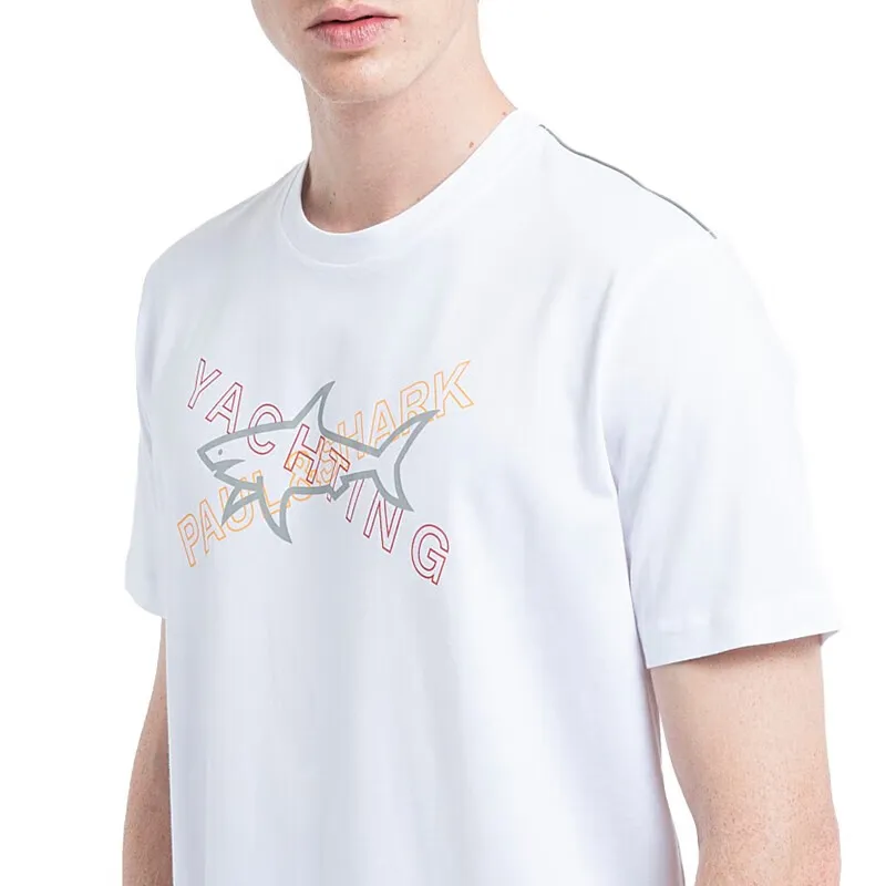 Logo T-Shirt With Round Neck Pattern