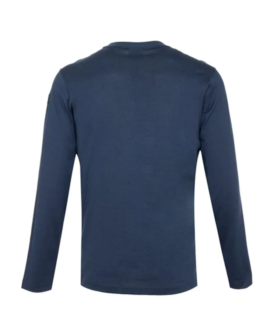 T-Shirt With Round Neck And Long Sleeves