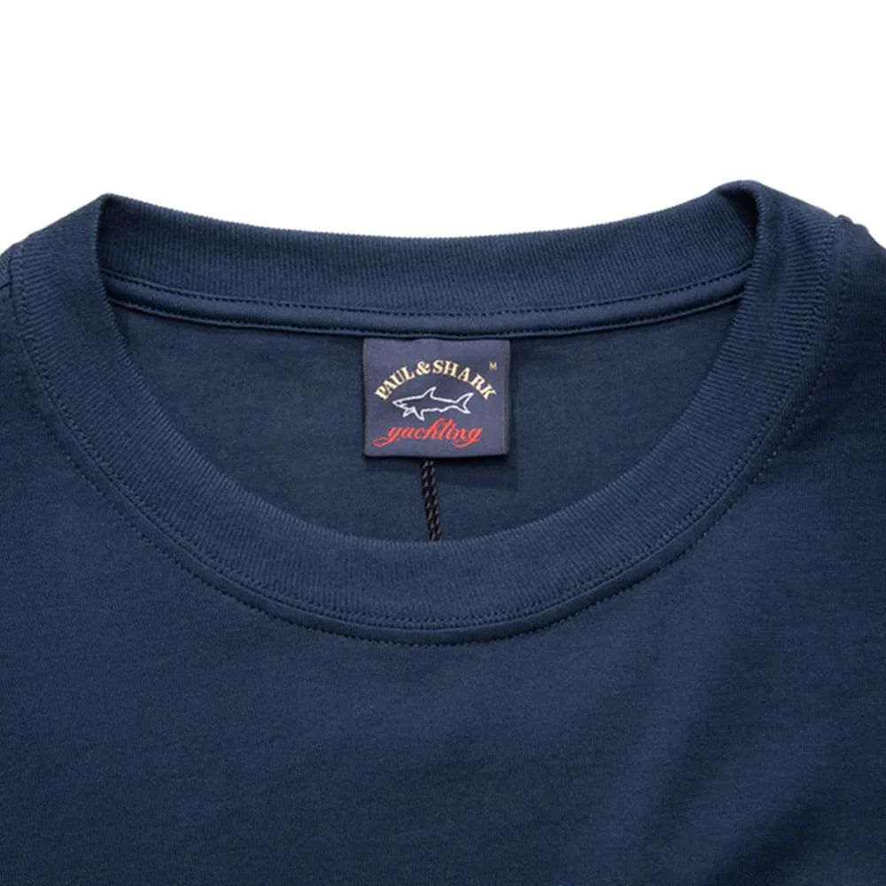 T-Shirt With Round Neck And Long Sleeves