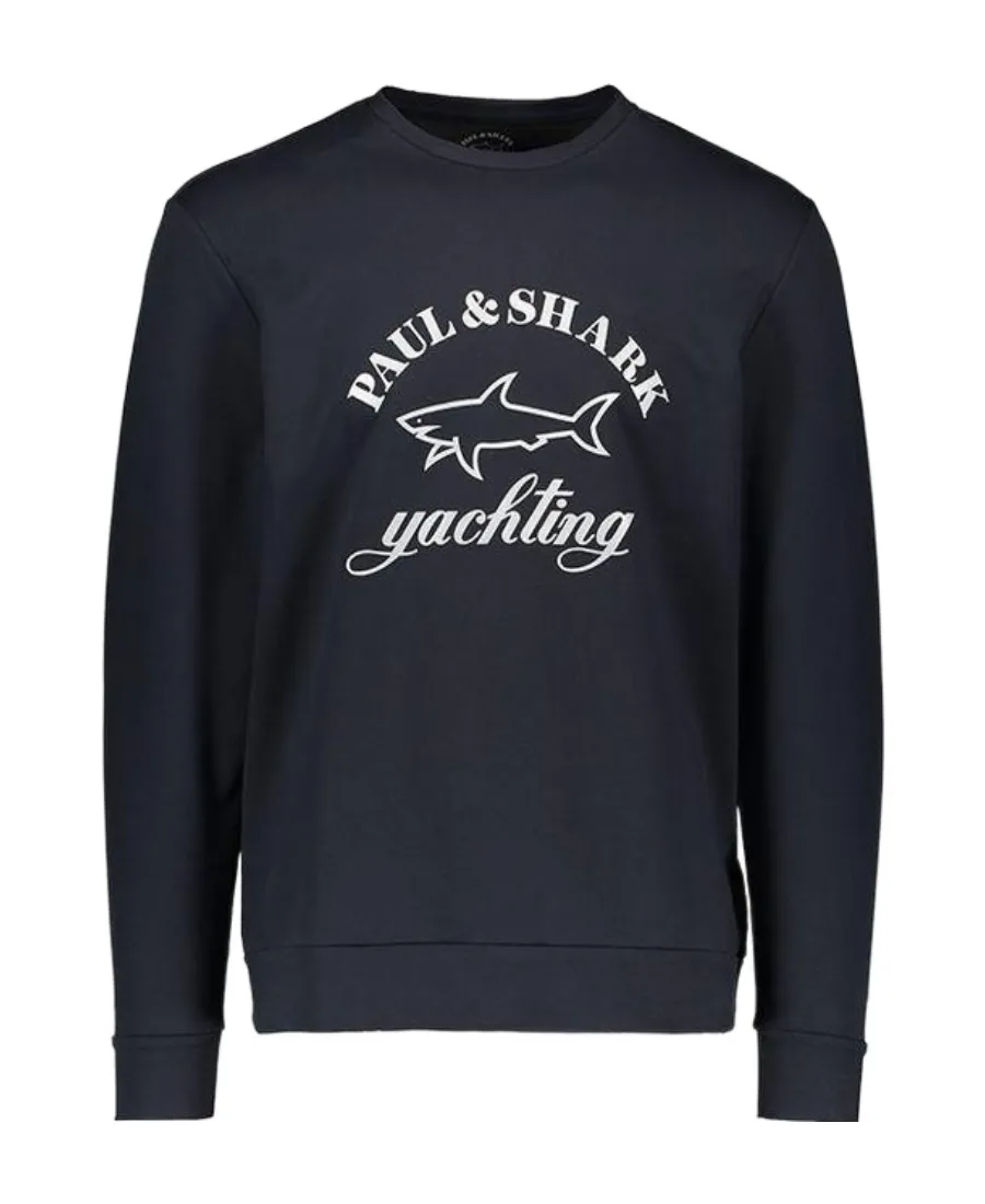 Round Collar Logo Sweater