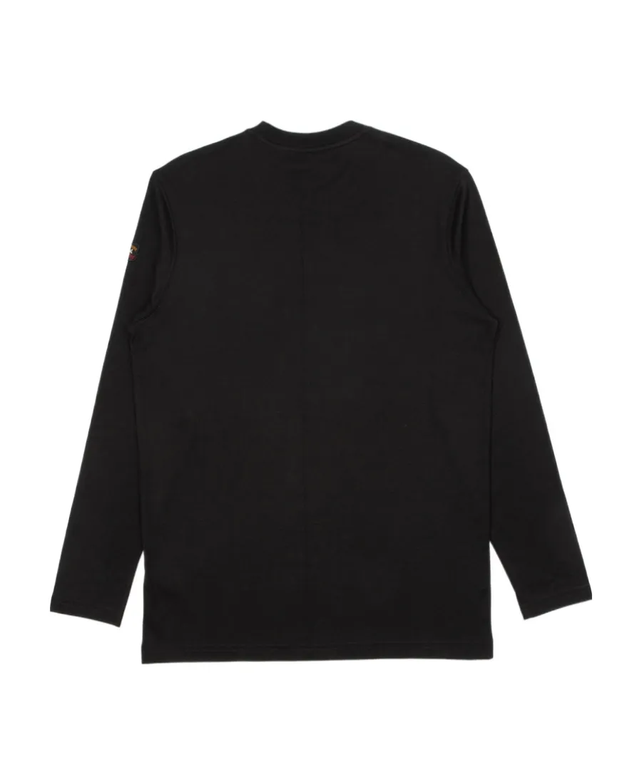 T-Shirt With Round Neck And Long Sleeves