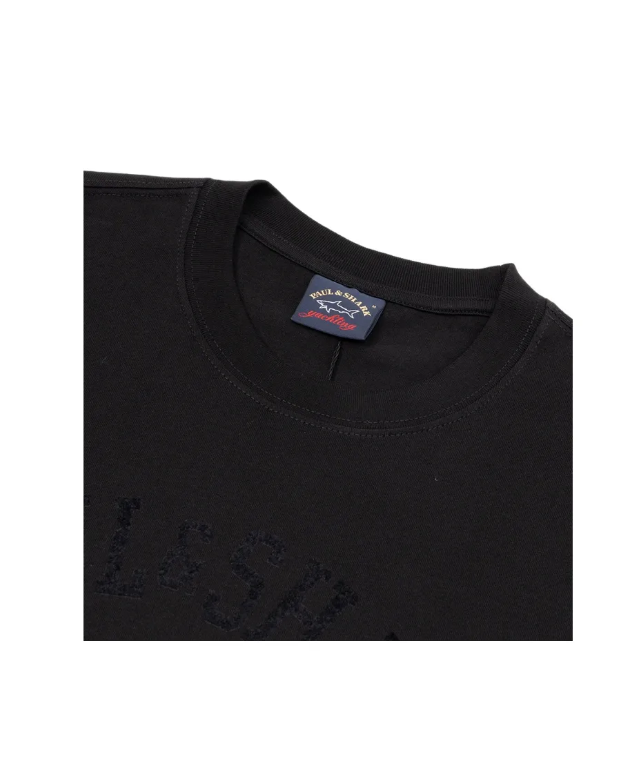 T-Shirt With Round Neck And Long Sleeves