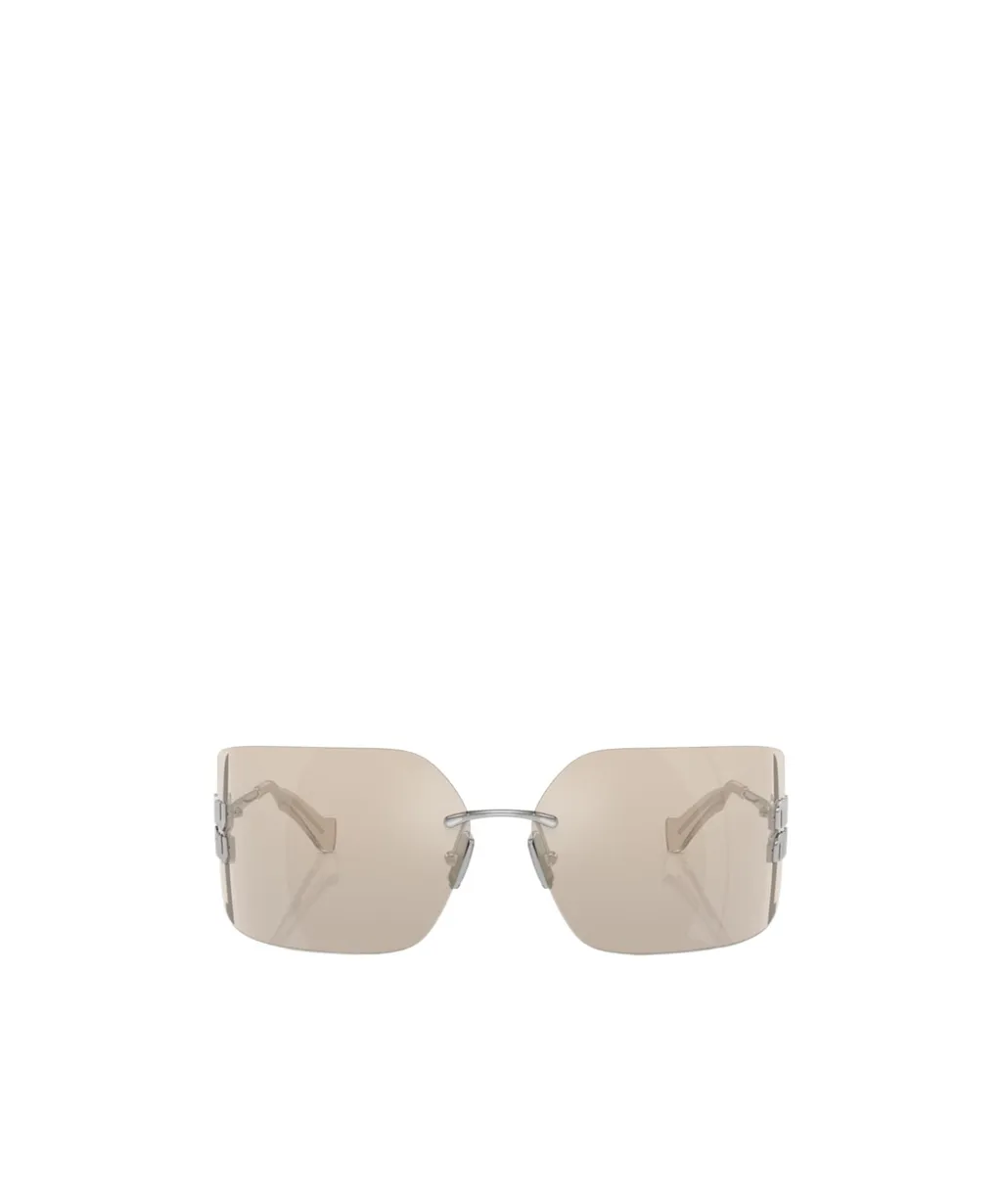 Logo-Plaque Geometric Sunglasses