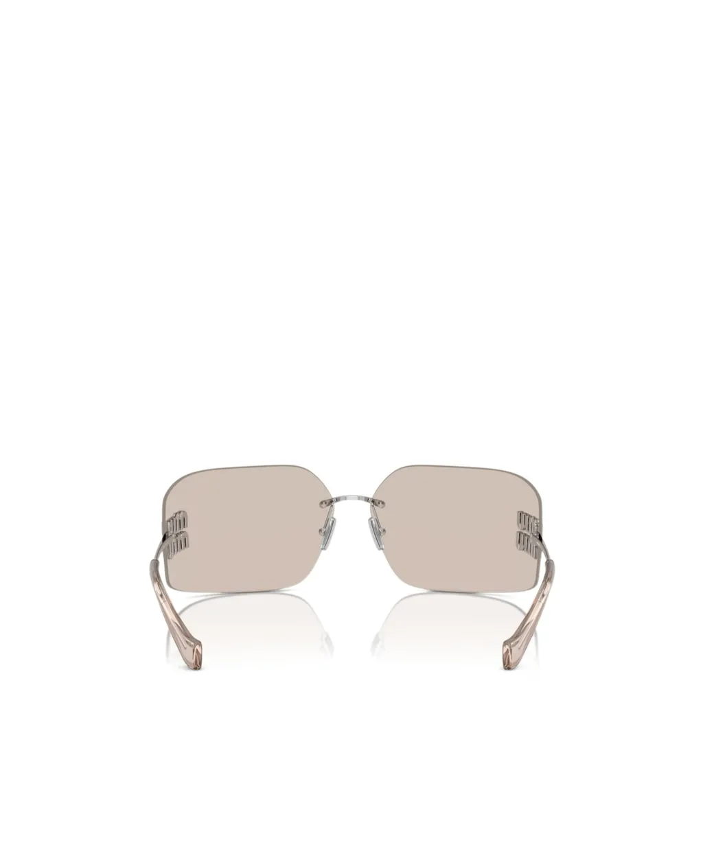 Logo-Plaque Geometric Sunglasses