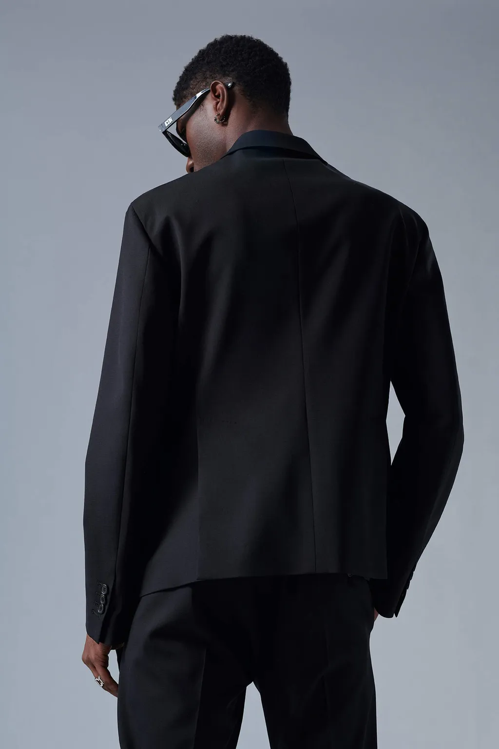 Single-Breasted Wool Blazer