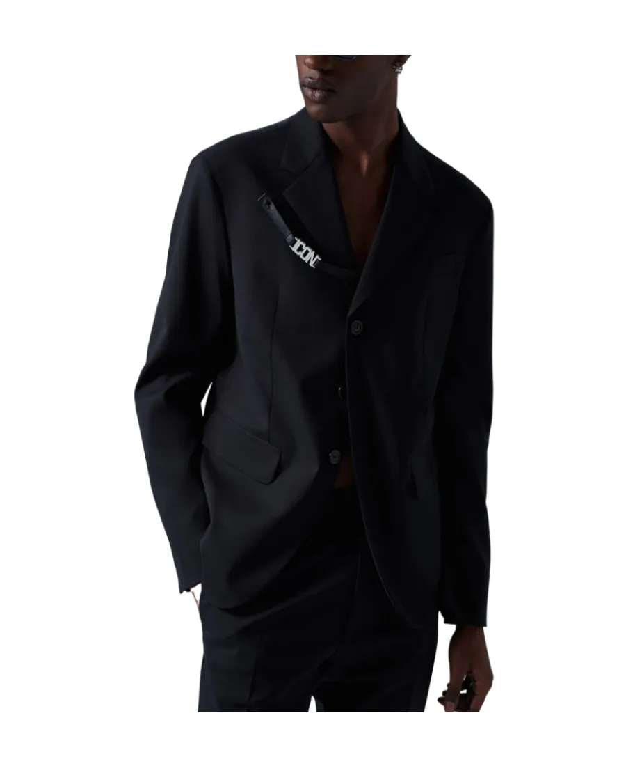 Single-Breasted Wool Blazer