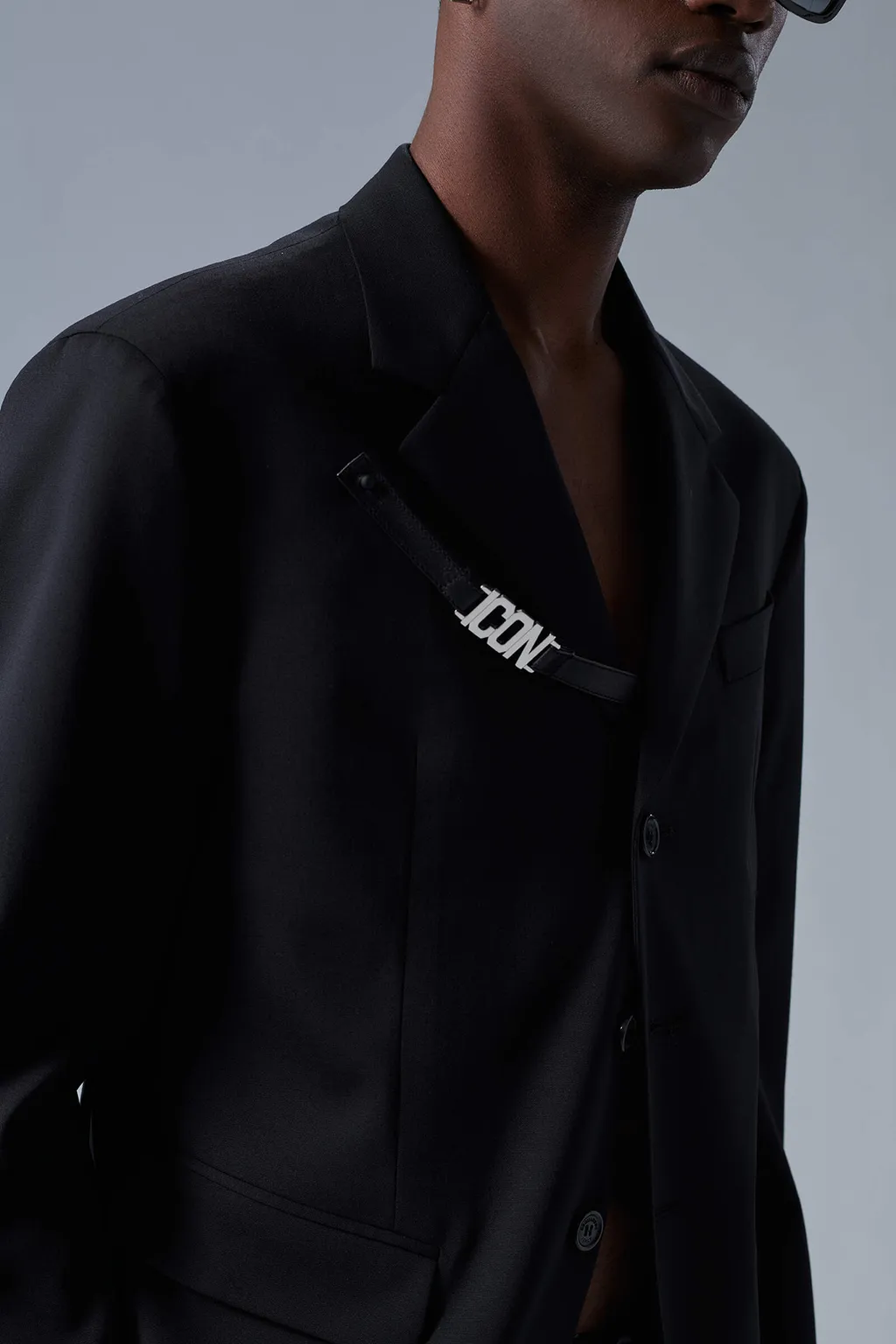 Single-Breasted Wool Blazer