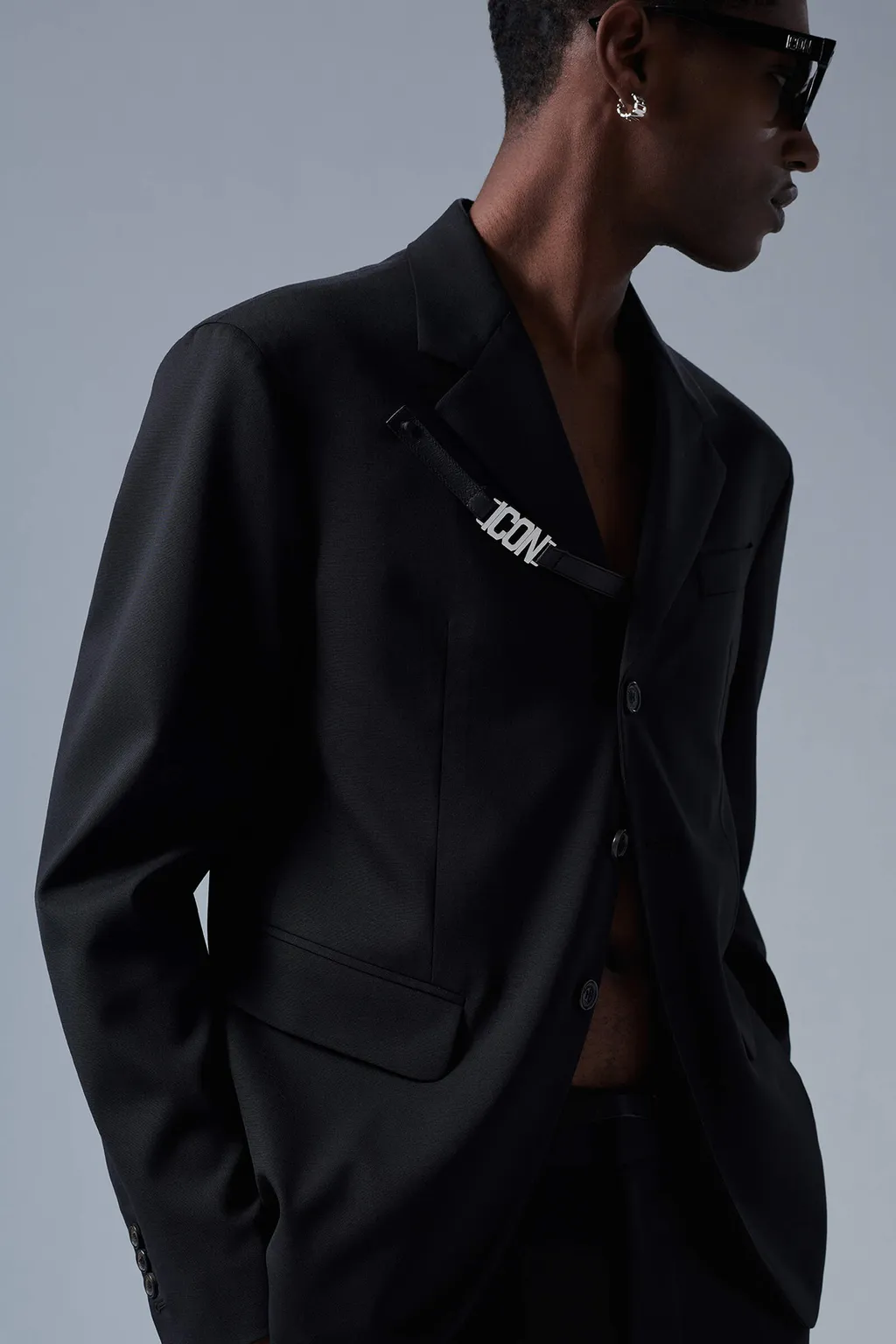 Single-Breasted Wool Blazer