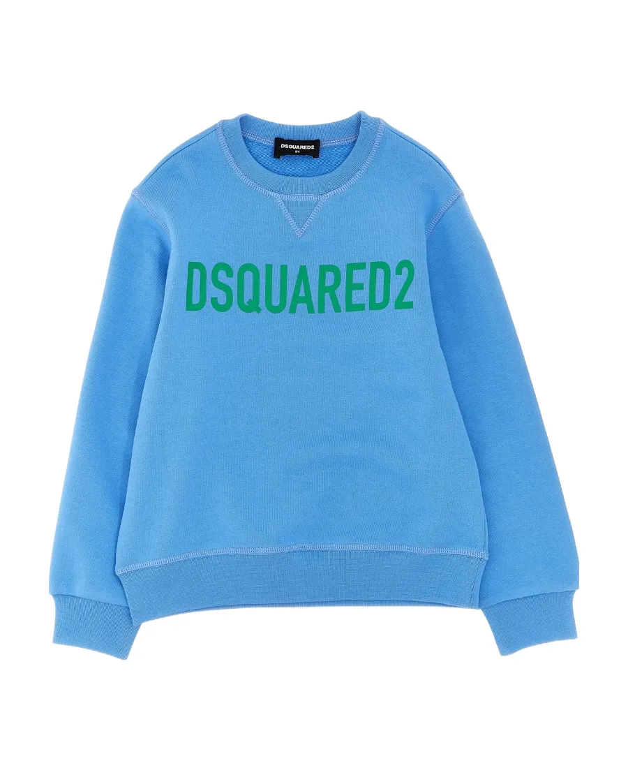 Dsquared2 Kids Logo-Printed Crewneck Sweatshirt