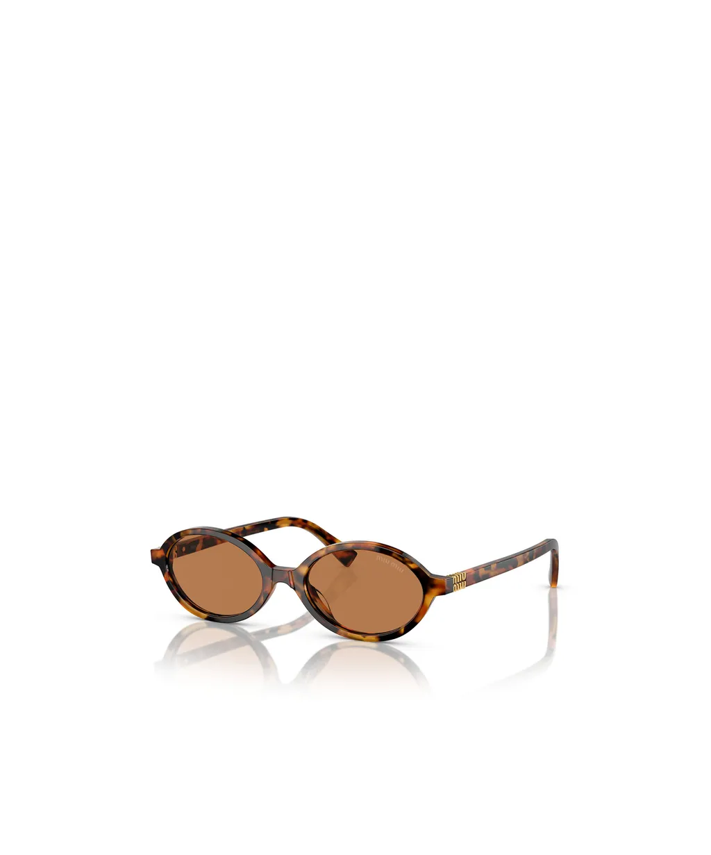 Miu Miu Eyewear Oval Frame Sunglasses