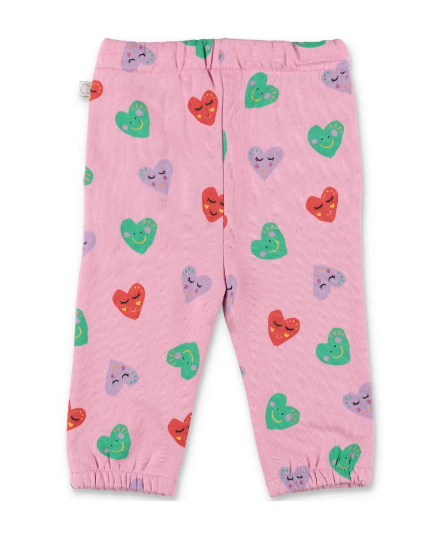 Stella Mccartney Kids Heart-Printed Drawstring Leggings