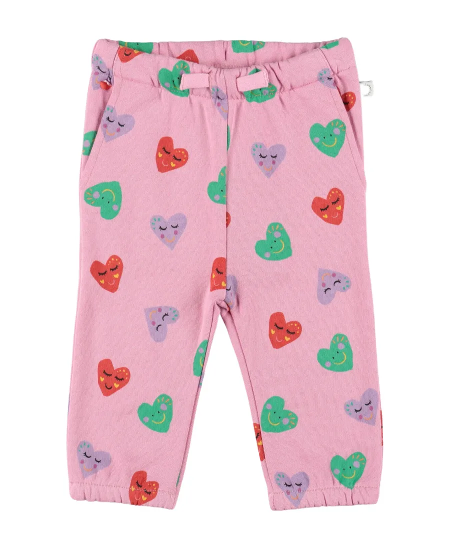Stella Mccartney Kids Heart-Printed Drawstring Leggings