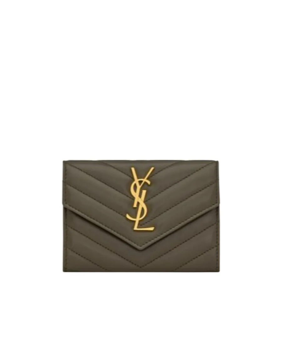 Cassandre Matelassé Small Envelope Wallet In Lambskin