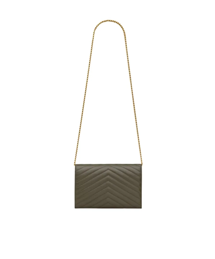 Cassandre Matelassé Chain Wallet In Lambskin