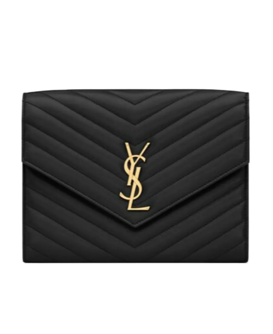 Saint Laurent Cassandre Matelassé Flap Pouch