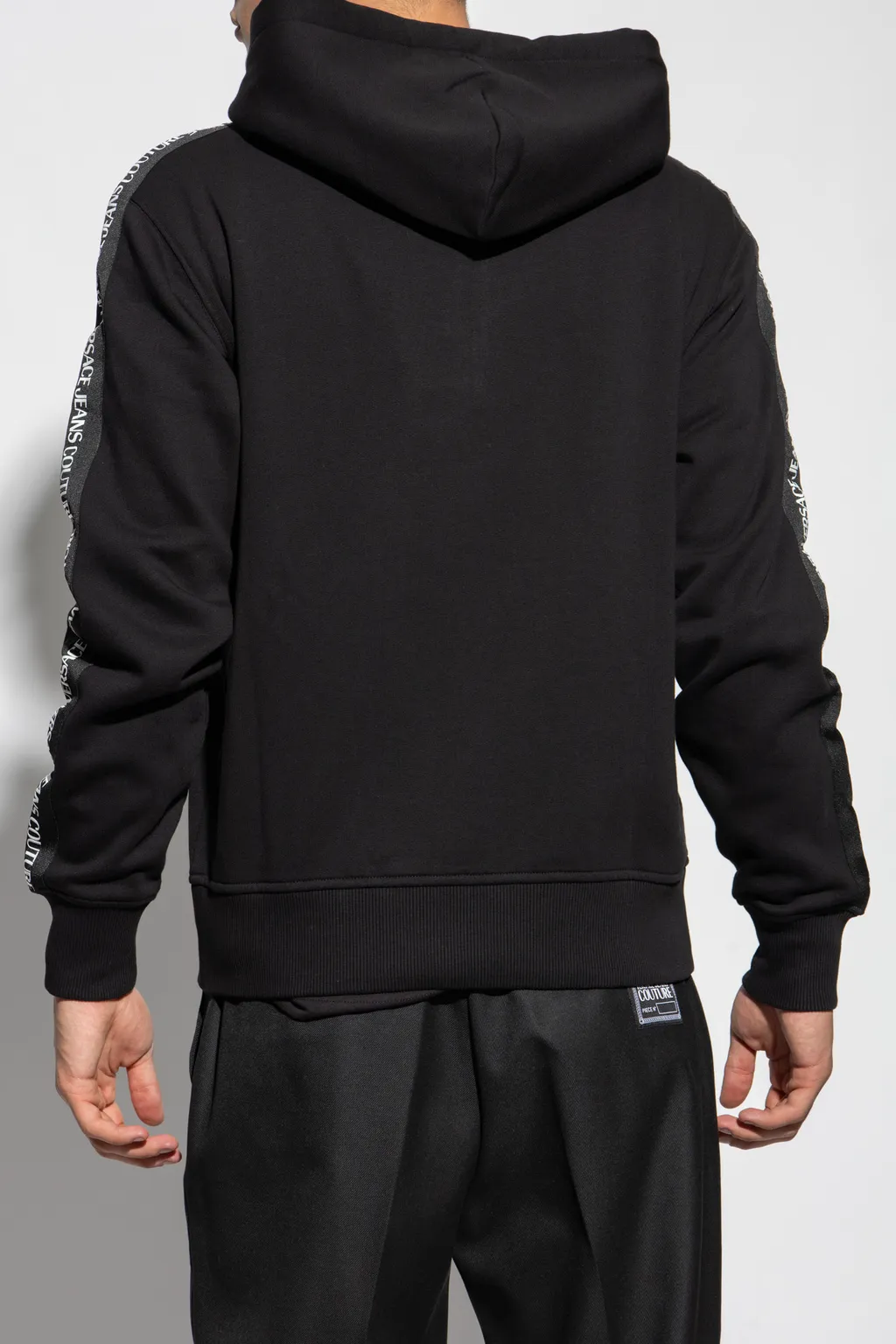 Versace Jeans Couture Logo Printed Full-Zip Hoodie