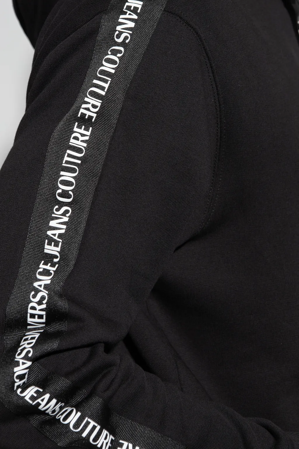 Versace Jeans Couture Logo Printed Full-Zip Hoodie