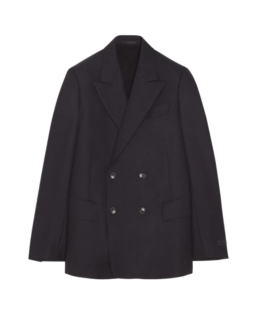 Lanvin Double-Breasted Long-Sleeved Jacket