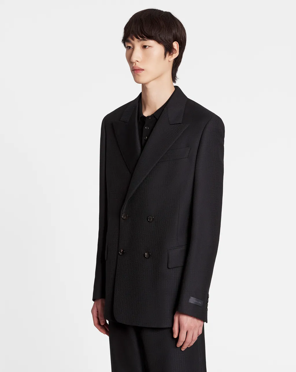 Lanvin Double-Breasted Long-Sleeved Jacket