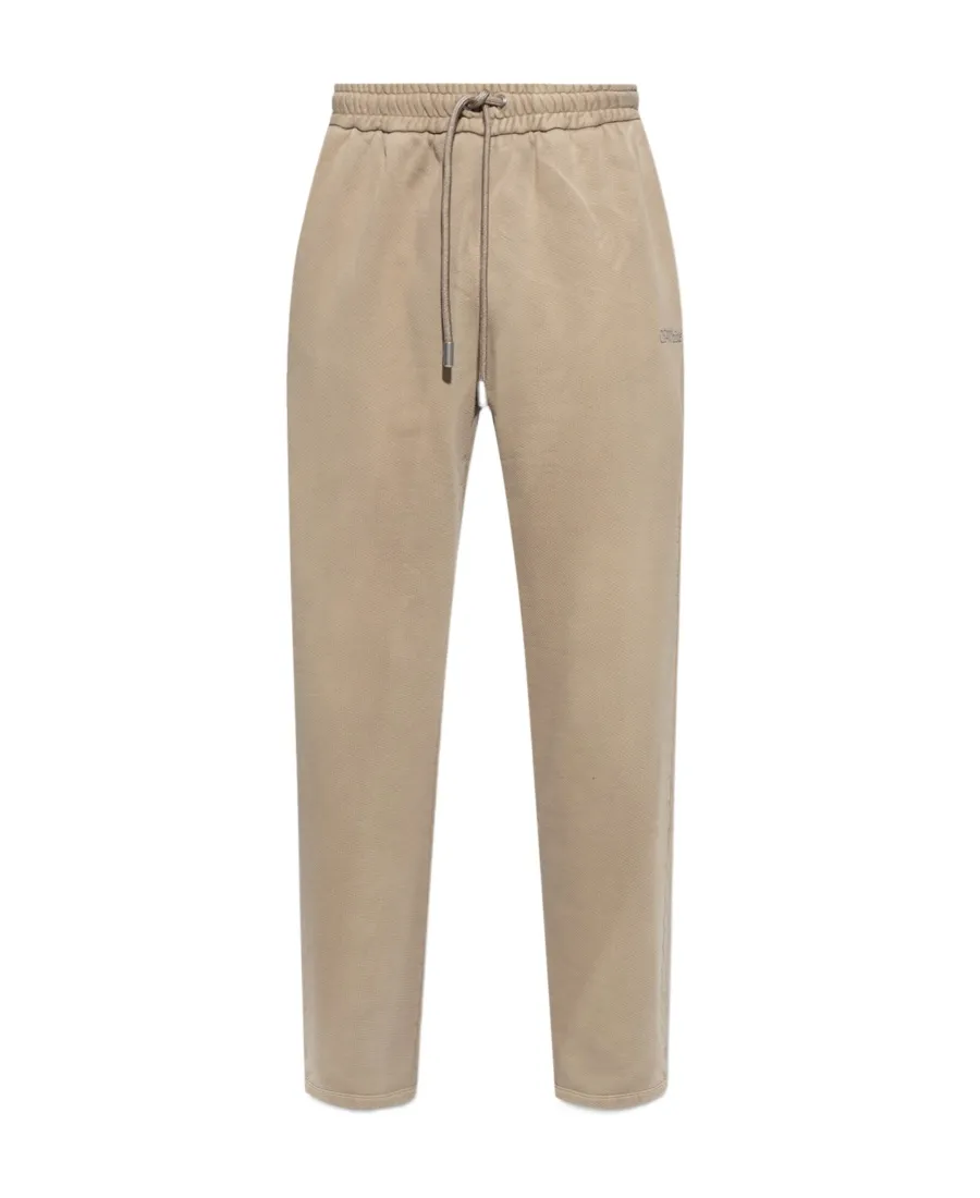 Off-White Logo Embroidered Drawstring Sweatpants