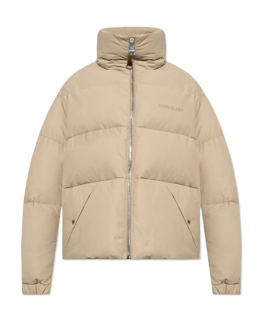 Khrisjoy Quilted Zip-Up Down Jacket