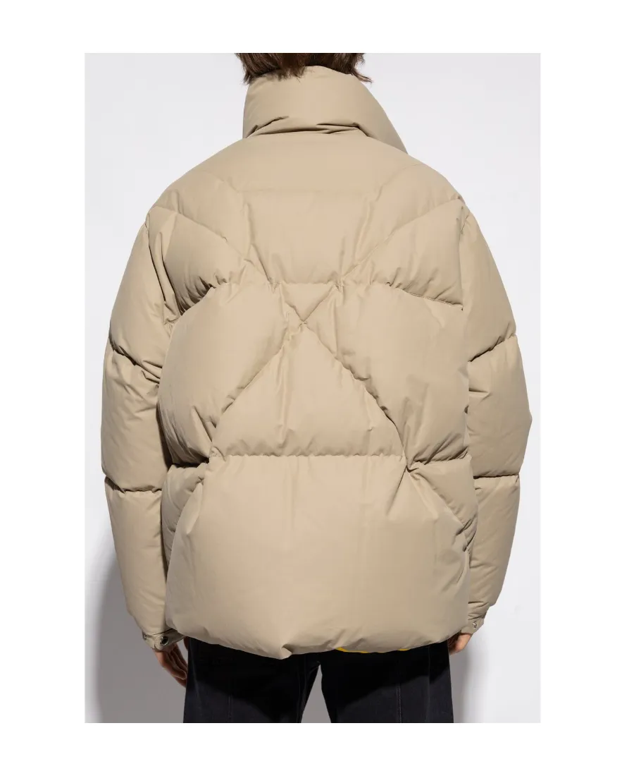Khrisjoy Quilted Zip-Up Down Jacket