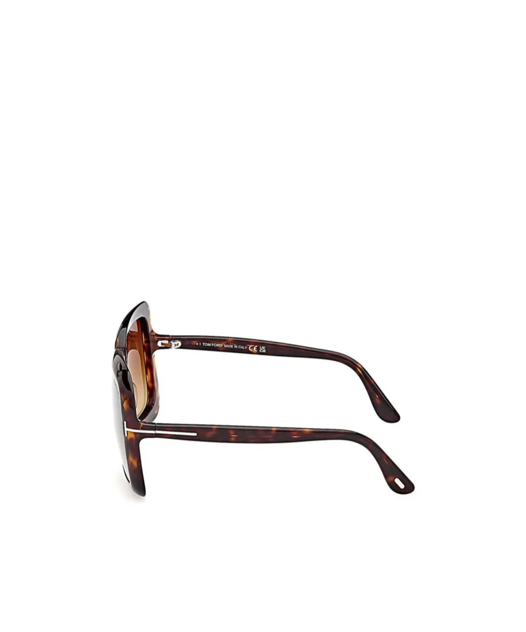 Tom Ford Eyewear Lorelai Oversized Frame Sunglasses