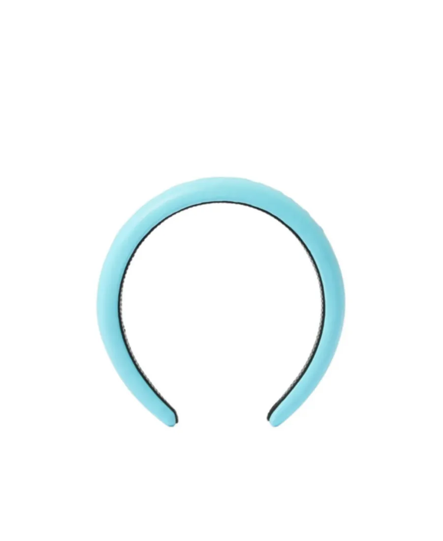 Logo-Embossed Leather Hairband
