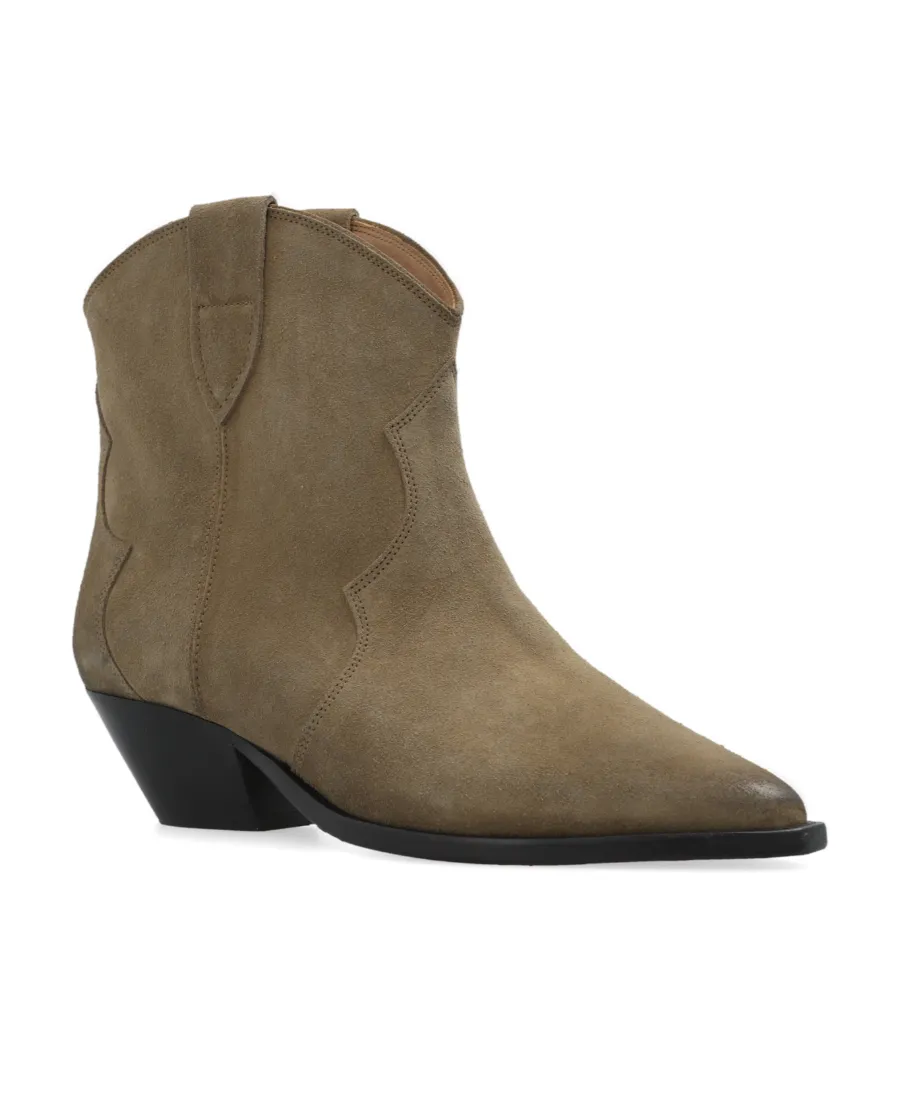 Pointed Short Boots