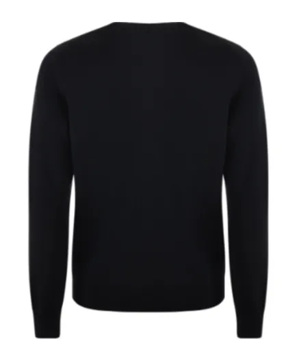 Fay Ribbed Crew Neck Sweater