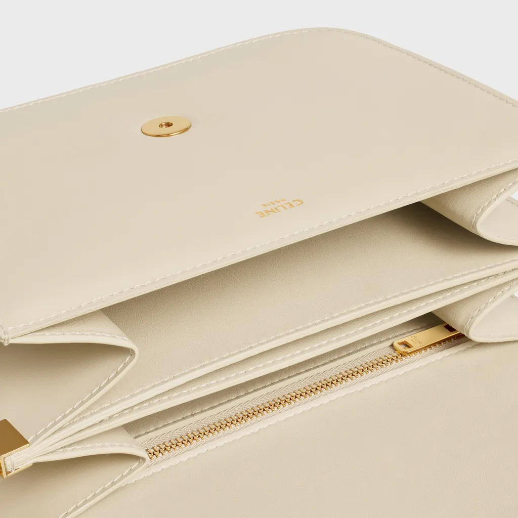 College Triomphe Bag In Shiny Calfskin