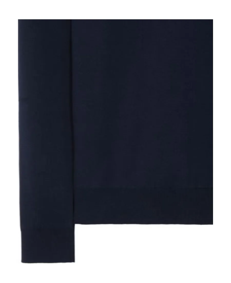 Compass-Motif Cotton-Blend Sweatshirt