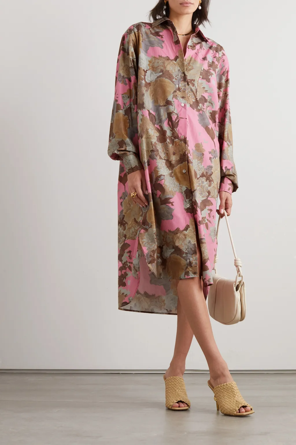 Printed Shirt Dress