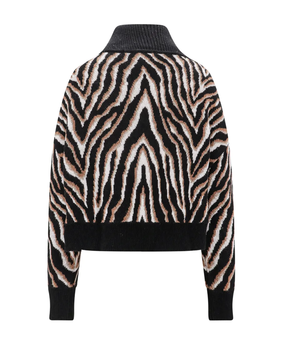 Patterned-Intarsia Wool-Blend Jumper