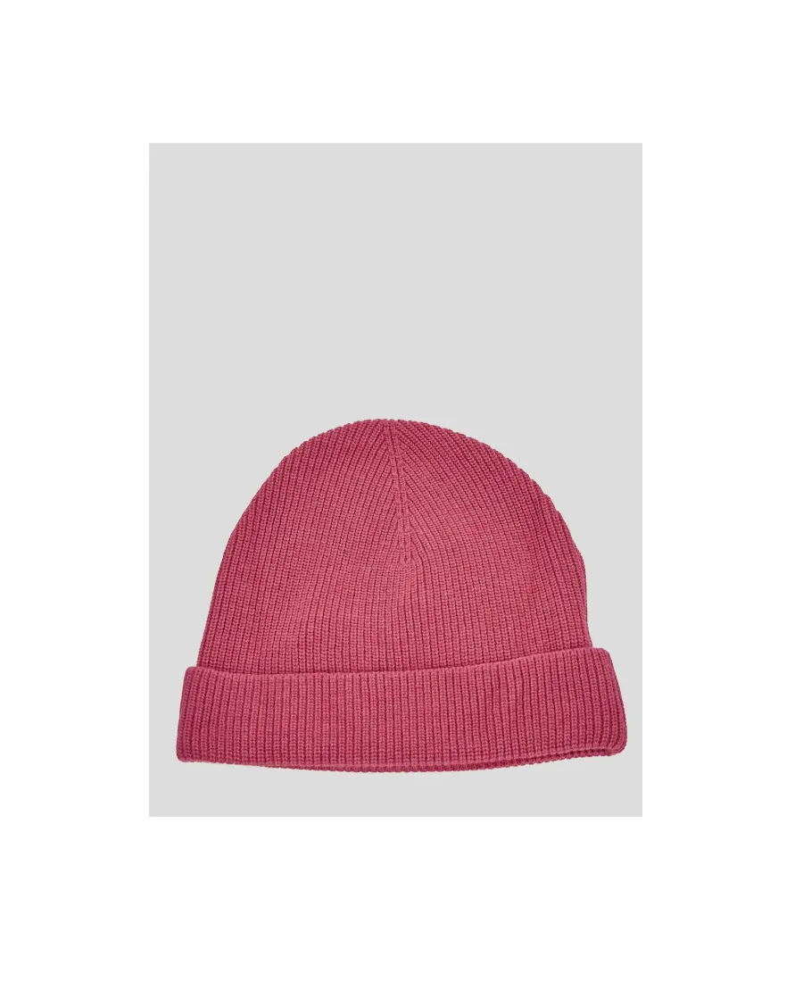 Palm Angels Kids Logo-Embroidered Turn-Up Hem Beanie