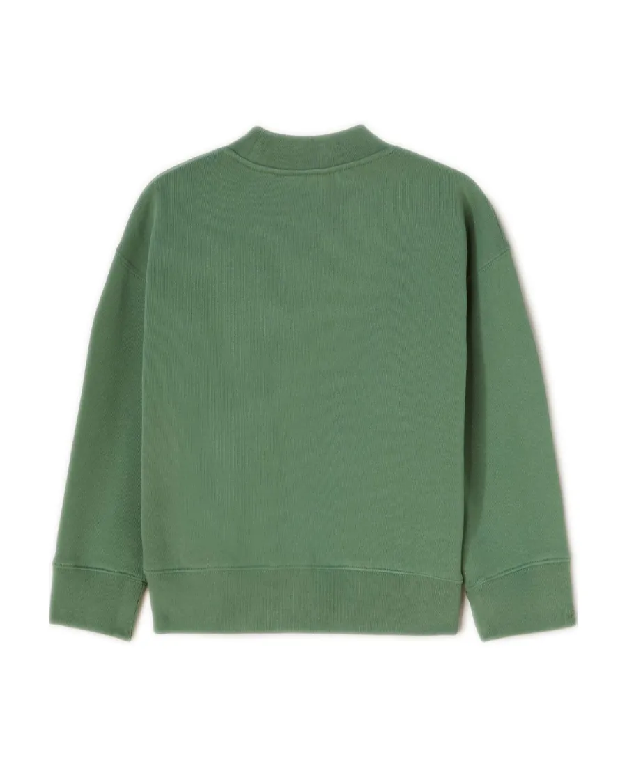 Palm Angels Kids Logo Printed Crewneck Sweatshirt