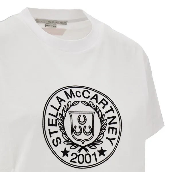 Stella Mccartney Logo Printed Crewneck T-Shirt